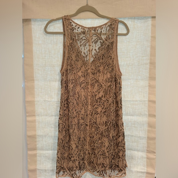 Free People / Shine On Bead Lace Mini Dress - Picture 4 of 6